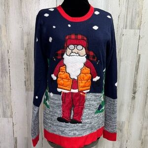 Jolly Sweaters Men’s Hunter Santa Claus Ugly Christmas‎ Sweater